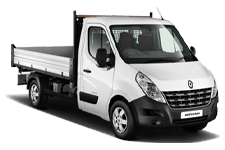 Car Hire Chester-le-Street - White 3.5 Tonne Folkestone Tipper Transit - Van hire Chester-le-street